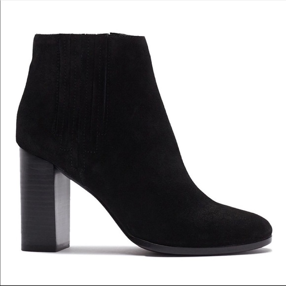 Joie size 37/6.5 Yara black suede pull on bootie - Picture 1 of 8